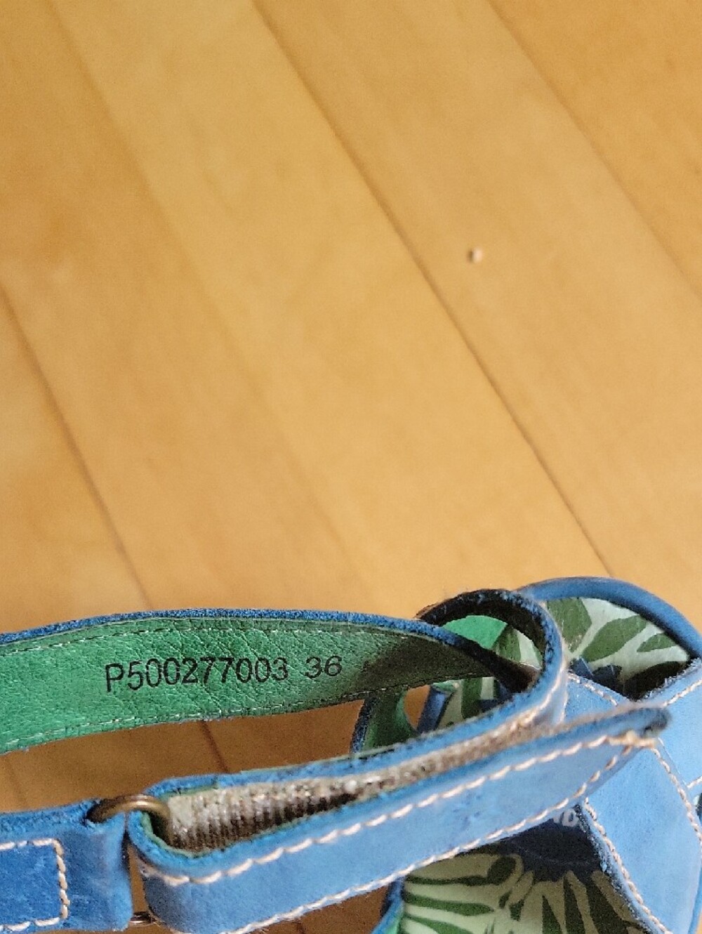 Fly London Blue Wrap Strap Wedge Sandals - 36 - Picture 3 of 9